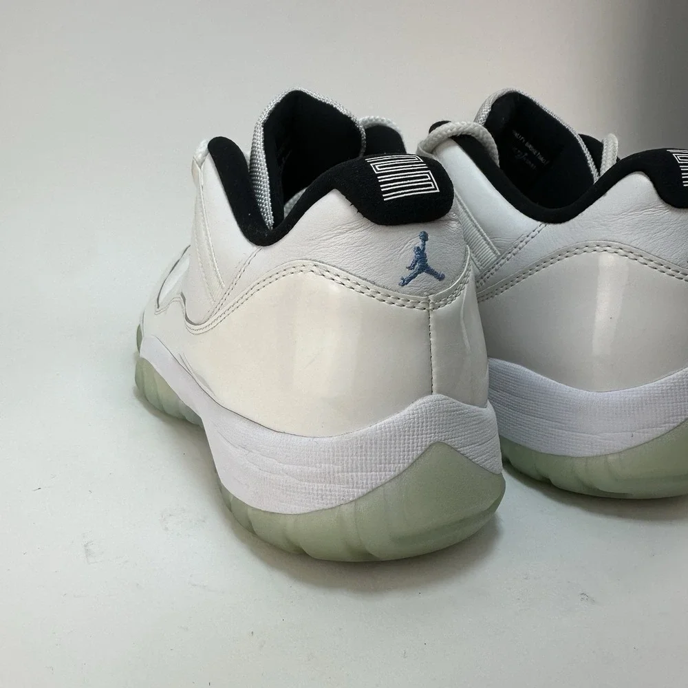 Nike Air Jordan 11 Retro Low Legend Blue Size 13 White AV2187-117 OG Box